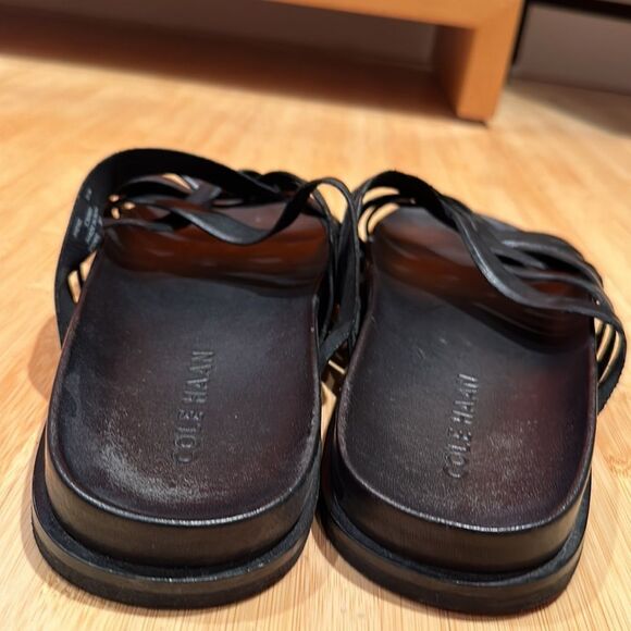 Cole Haan leather braided slides - Picture 7 of 9